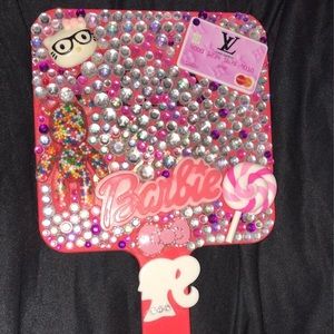 Blinged out Barbie mirror brand new!!